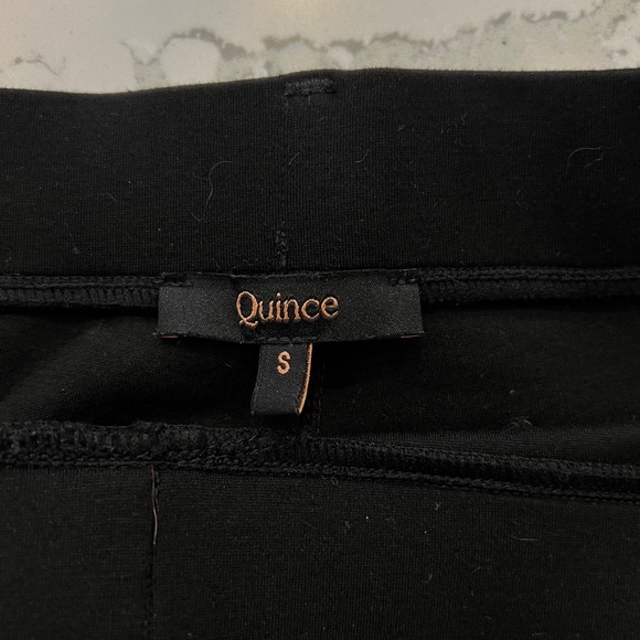 Quince‎ | Ultra-Stretch Ponte Straight Leg Pull On Dress Pants Black Size Small - Picture 7 of 8